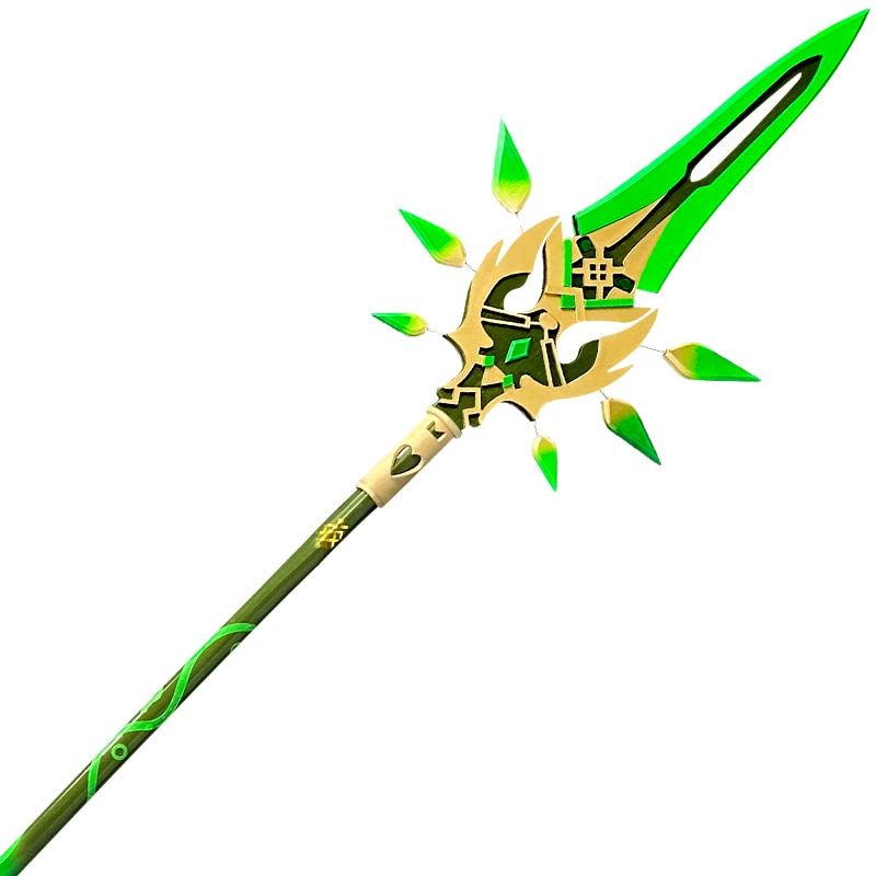 Anime Cosplay Genshin Impact Xiao Cosplay Arms Men Game Props Knife and Spear Primordial Jade Winged 2 - Anime Knife